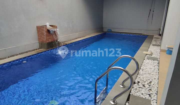 Rumah Cantik Dengan Kolam Renang Dalam Komplek Dpr Pondok Ranji 2