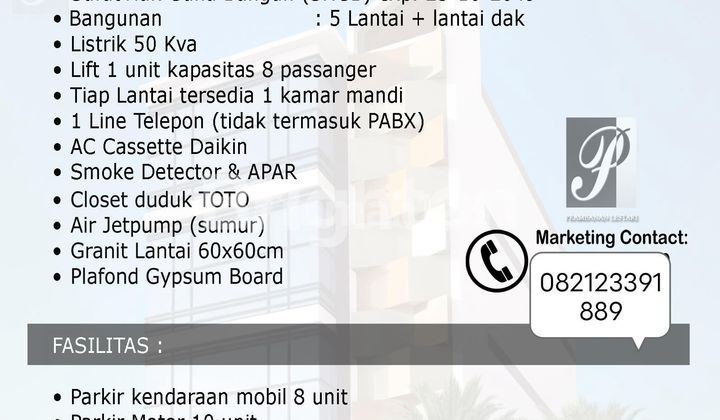 Gedung Perkantoran Dewi Sartika Strategis dan Mewah, Cawang Jakarta Timur Gedung Perkantoran Dewi Sartika Strategis dan Mewah, Cawang Jakarta Timur
