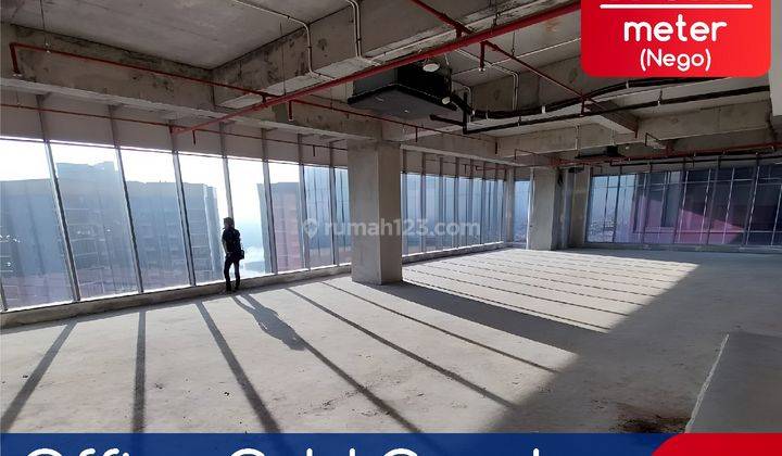 Disewakan Goldcoast Office Tower Eiffel Uk 250m2 Unfurnished 1