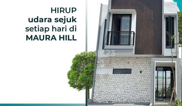 HUNIAN PALING MURAH DAN DILENGKAPI DENGAN PRIVATE POOL DI GRESIK HANYA DI MAURA HILL, FREE BIAYA BIAYA, CUKUP UTJ 5 Jt !!  2