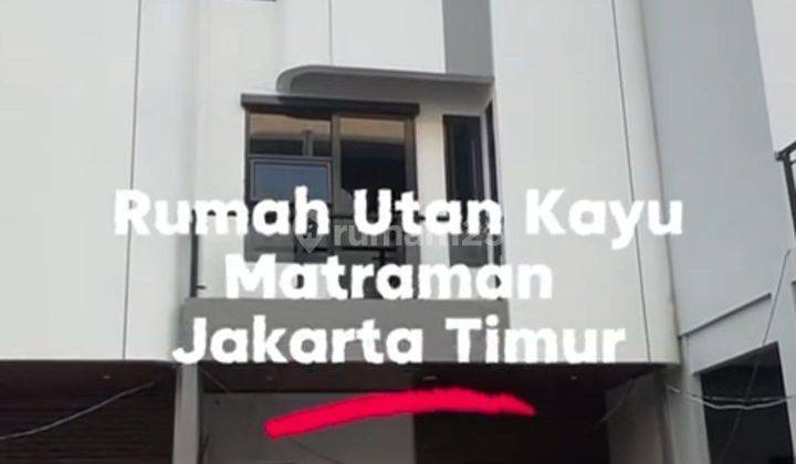 Rumah Siap Kpr Lokasi Utan Kayu Matraman 1