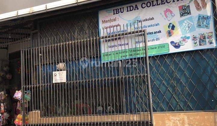Ruko murah cocok buat usaha di Bintara hadap jalan utama lokasi rame 1