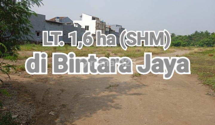 Tanah murah lokasi strategis di Bintara Jaya 1