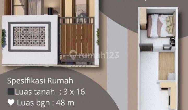 Termurah! Rumah Baru Di Kayu Manis Matraman Jakarta Timur 2