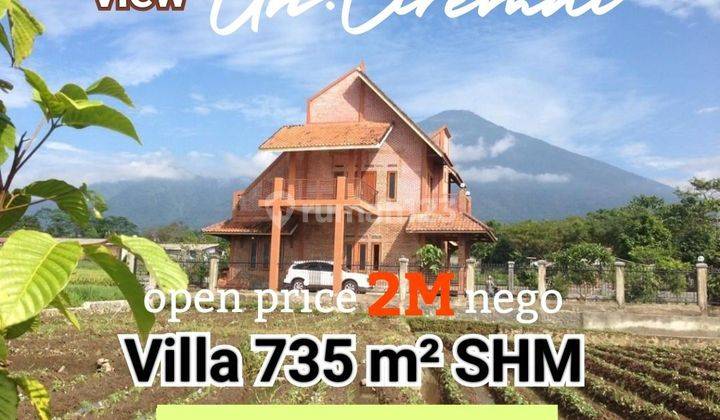 Villa Di Kawasan Wisata, View Gunung Ciremai Kuningan Cirebon 1