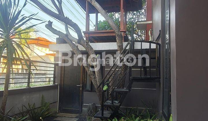 2-storey house, hook/corner position, strategic location, wide road row, non-furnished in West Denpasar area 2