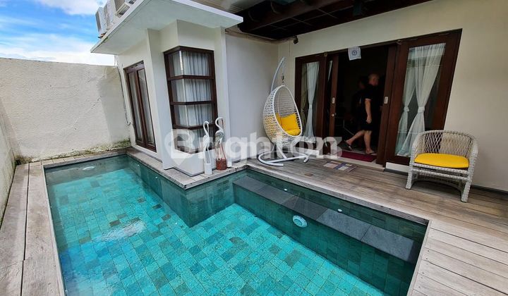 2-story fully furnished villa with pool in a one-gate system complex and comfortable surroundings in the Kerobokan area.