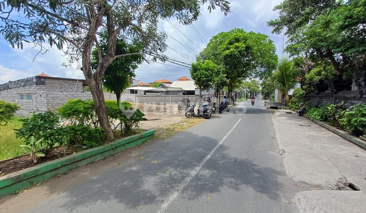 Tanah Kosong Dipinggir Jalan Raya Cocok Untuk Segala Usaha Ruko, Gudang, Pertokoan Dan Kost2an Diarea Denpasar Timur