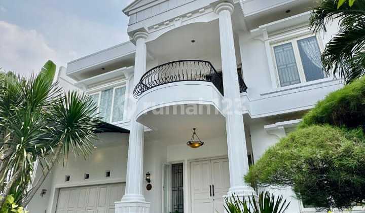 Rumah Putih Modern Classic Sutera Lavender Alam Sutera  1