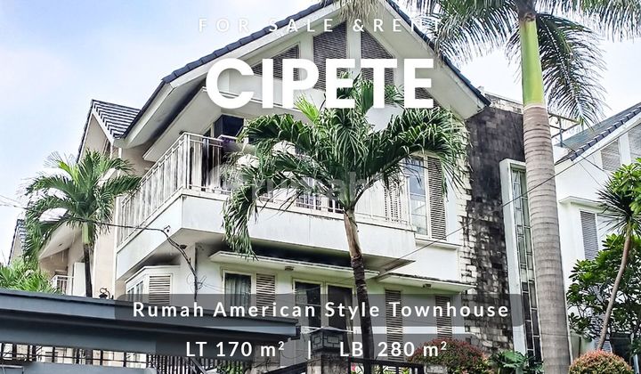 Nego Rumah Townhouse American Style Cipete Jakarta Selatan 1