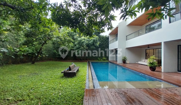 New Modern Tropical Luxury 2-Story House in Kebayoran, South Jakarta, Freehold Title