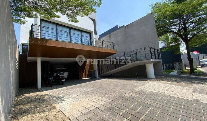 Rumah Baru Desain Minimalis Tropikal Furnished Ampera Jakarta SHM 1