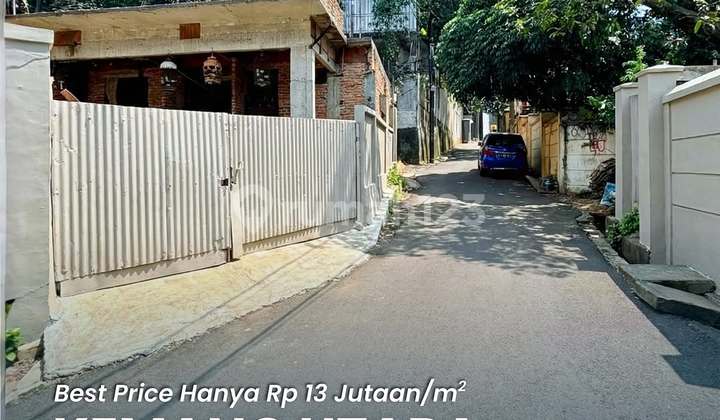 Tanah 623M2 SHM Seharga NJOP di Kemang Jakarta Selatan