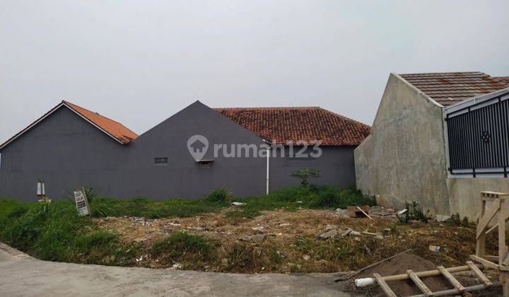 tampak depan tanah kavling soreang residence, gandasari,