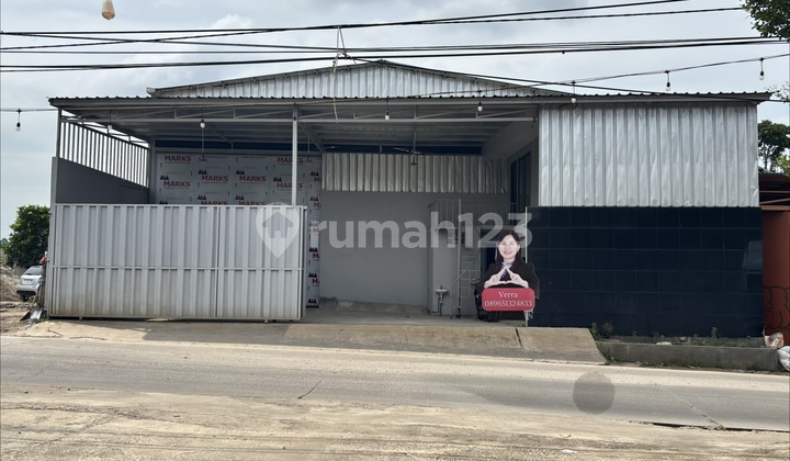 Warehouse for Rent Near Serbaraja Toll Access BSD, Flood-Free, 40 Feet Container Access.
