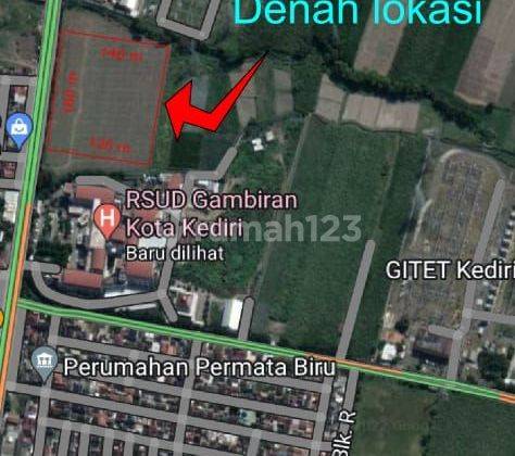 Tanah strategis pinggir jalan raya kota Kediri 2