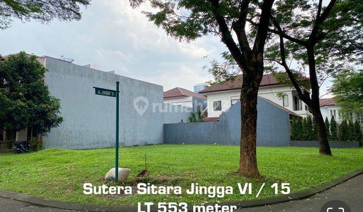 DIJUAL KAVLING HOEK BAGUS SUTERA JINGGA ALAM SUTERA 1