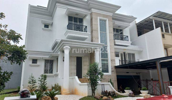 DIJUAL RUMAH MEWAH SEMI FURNISHED CLUSTER CROWN PHG GS 1