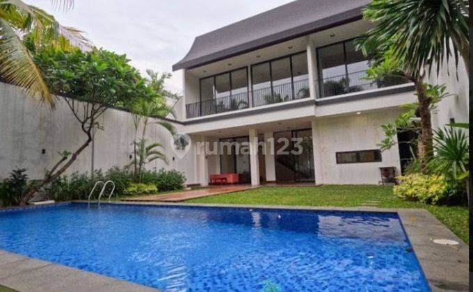 Rumah Mewah Modern Style di Kemang Jak-Sel 2 Lt + sw pool    1