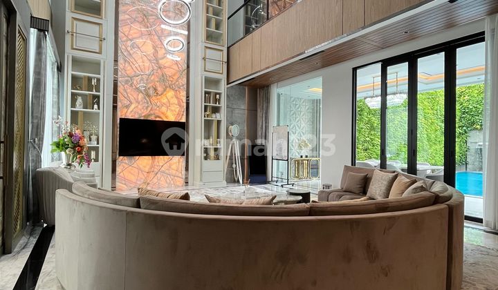 For Sale Rumah Mewah 4 LT Furnished Private Pool di Pondok Indah Jaksel 2
