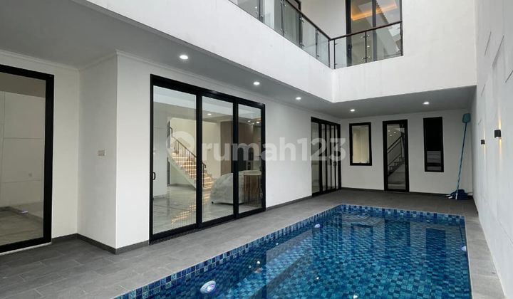 Turun Harga For Rent Rumah Baru 2 Lt Private Pool di Kemang Jakse 2