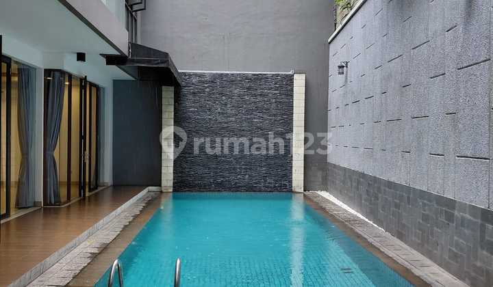 For Rent 2-Story Luxury House with Private Pool in Pejaten, South Jakarta
