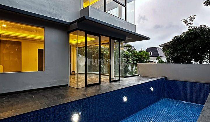 Turun Harga Rumah Mewah 3 Lt + Lift + Pool Di Kemang Jak - Sel 1