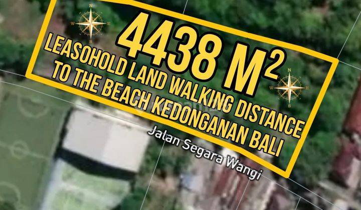 Leasohold Land Walking Distance to the Beach Kedonganan Bali
 1