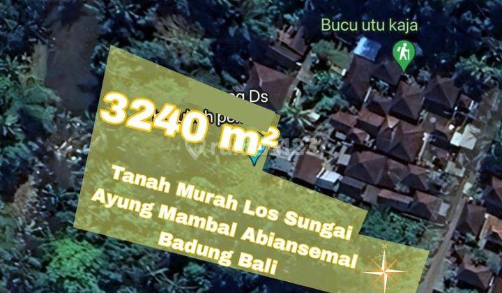 Tanah Murah Los Sungai Ayung Mambal Abiansemal Badung Bali  1