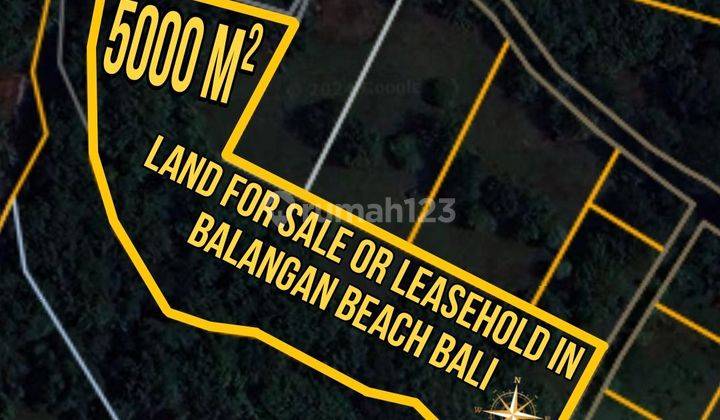 Land for Sale or Leasehold in Balangan Beach Bali 1