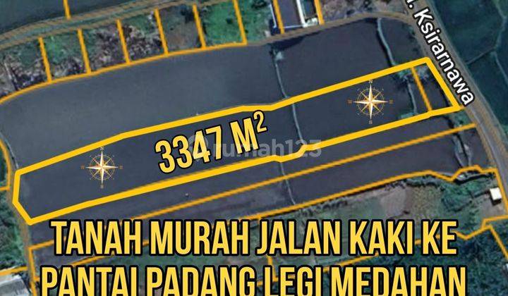 Tanah Murah Jalan Kaki ke Pantai Padang Legi Medahan Gianyar Bali 1