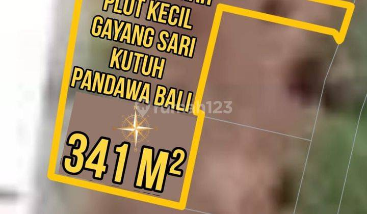 Cheap Small Plot Land in Gayang Sari Kutuh Pandawa Bali 1