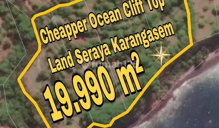 Cheapper Ocean Cliff Top Land Seraya Karangasem  1