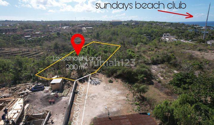 Leasehold Land Beside Sundays Beach Club Ungasan Bali 1