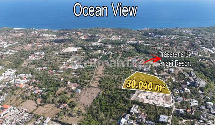 Tanah Ocean View Nempel Prasarana By Arjani Resort Ungasan Bali