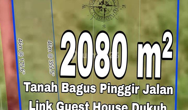 Tanah Bagus Pinggir Jalan Link Guest House Dukuh Sari Kampial Bali 1