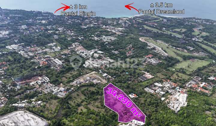 Tanah Besar Murah Zona Pariwisata Pecatu Bali