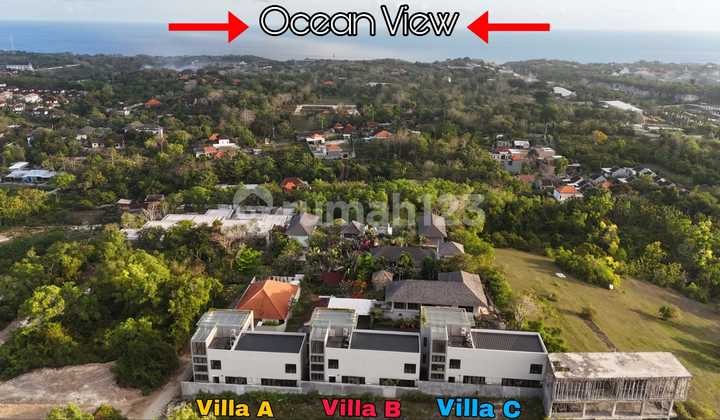 3 Unit Luxury Tropical Modern Villa Ocean View Ungasan Bali