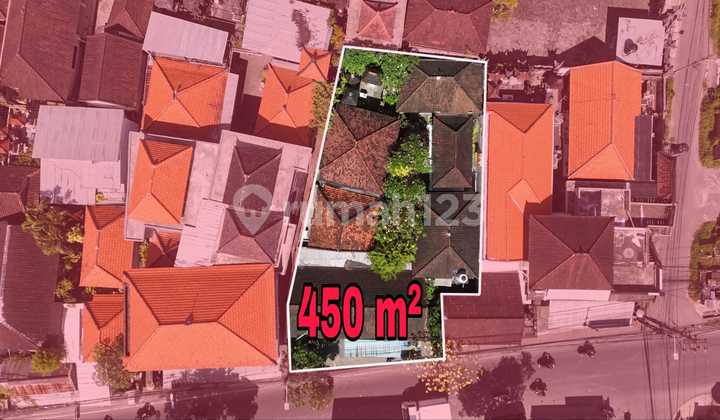 Tanah Komersial Plot Kecil Bonus Rumah Kerobokan Bali