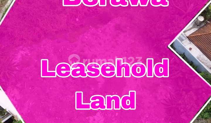 English translation: "Leasehold Land Link Villa Pink Zone Tibubeneng Berawa Bali"