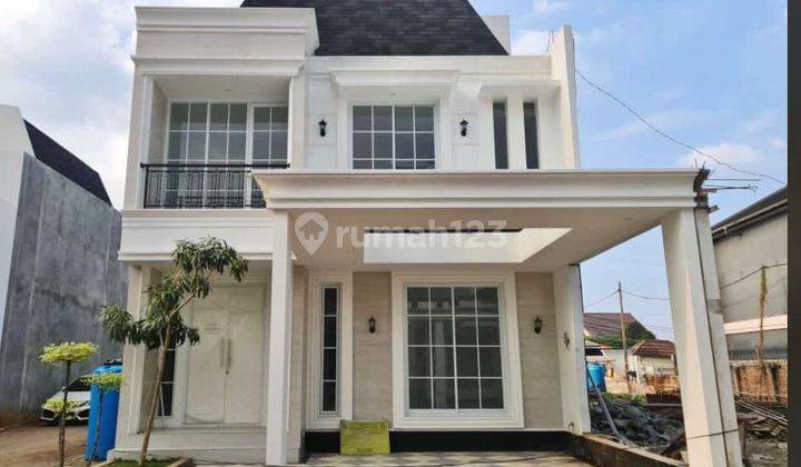 RUMAH 3 LANTAI DESIGN CLASSIC MODERN DALAM CLUSTER BAMBU APUS JAKTIM 2