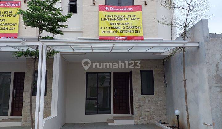 RUMAH 2 LANTAI UNFURNISH DALAM CLUSTER CONDET JAKTIM 1