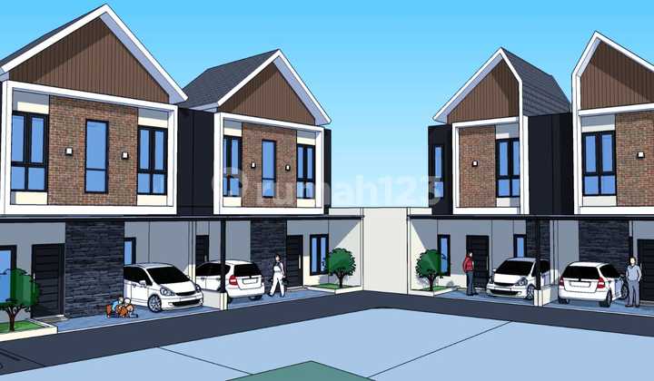 For Sale Rumah 2 Lantai 800jt Inden Dalam Cluster Lubangbuaya Jaktim 2