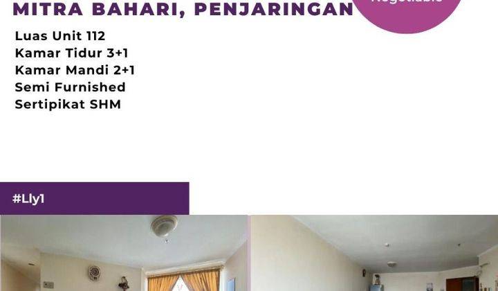 Apartemen Mitra Bahari 3 Kamar Tidur Semi Furnished Bagus 2