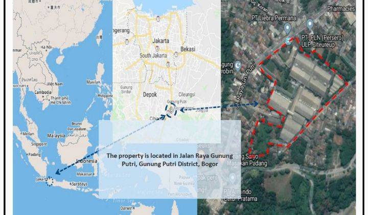 Dijual Ex pabrik Garmen Gunung Putri Bogor 2