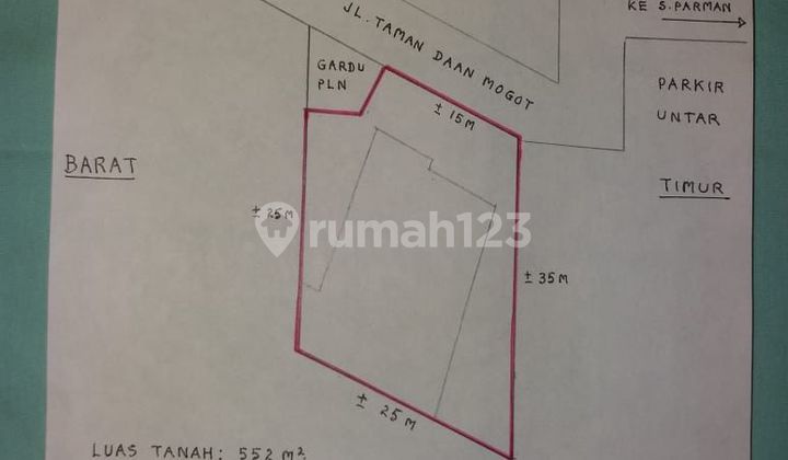 Di Jual Tanah SHM di Tanjung Duren Utara Jakarta Barat Lokasi Sangat Menguntungkan