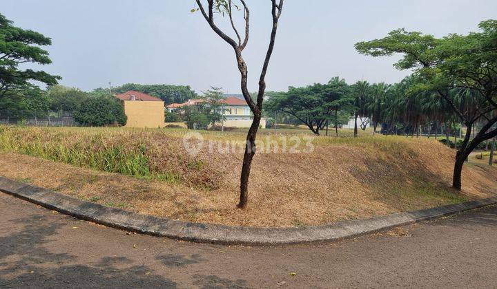 Tanah hoek lingkungan asri dan sejuk di Bukit golf Riverside Cibubur 2