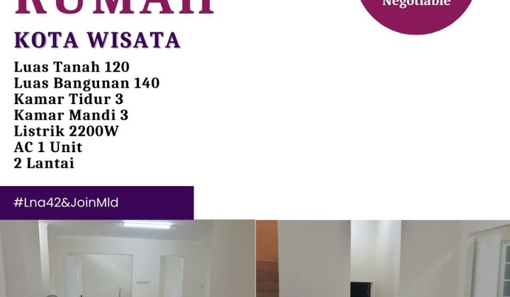 For Rent 2-Story House Ready to Occupy Cibubur Tourism City 2