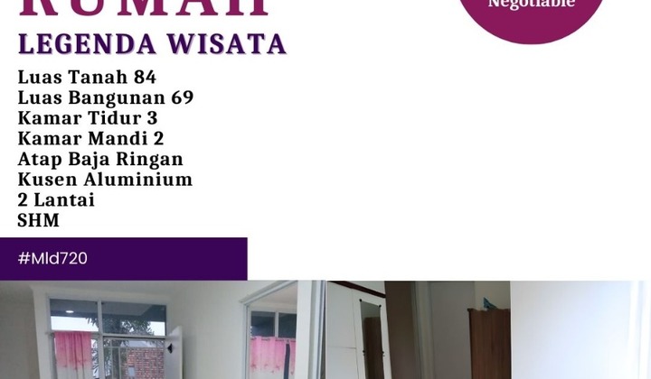 For Sale Cheap Newly Renovated House.2.Floors Legend Wisata Cibubur 2