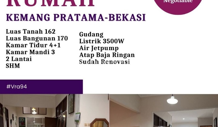 For Sale Cheap 2-Story House Kemang Pratama Bekasi 2